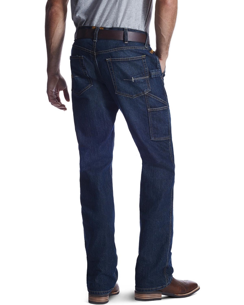 Ariat M4 Workhorse Relaxed Fit Boot Cut DuraStretch Rebar Utility Jean - Phantom